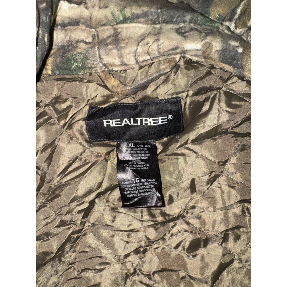 Mossy Oak Camouflage Break Up Herter’s Jacket Full Zip-Up And Snap Size XL - Picture 4 of 13